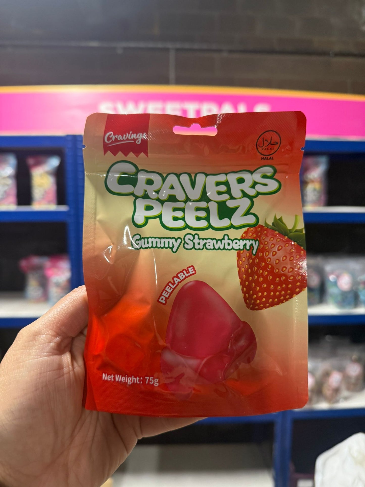 Cravers Peelz Peelable Candy | 4 FLAVOURS | Mango, Watermelon, Strawberry & Blue Raspberry | 4 FOR £10 |