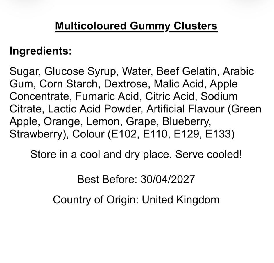 Multicoloured Clusters